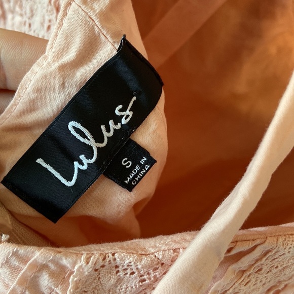 Lulus Pink Ryleigh Tie-Front Lace Mini Dress - Picture 6 of 11